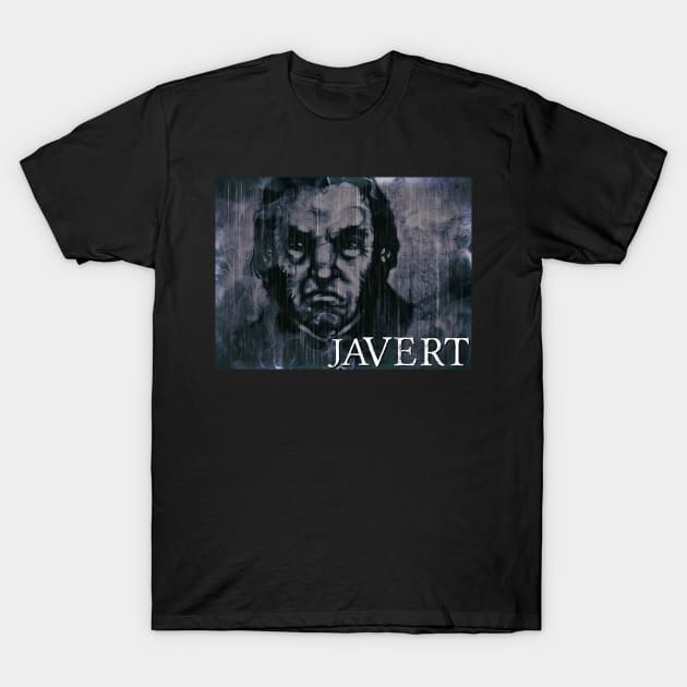 Les Miserables Javert T-Shirt by Harlequins Bizarre